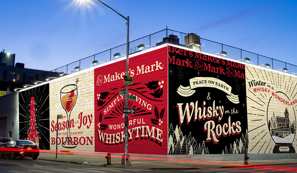 maker's mark seasonal branding